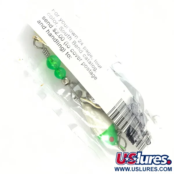 South Bend Walleye Wonder Spinnerbait, Nickel/Grün/Weiß, 14g, #4670