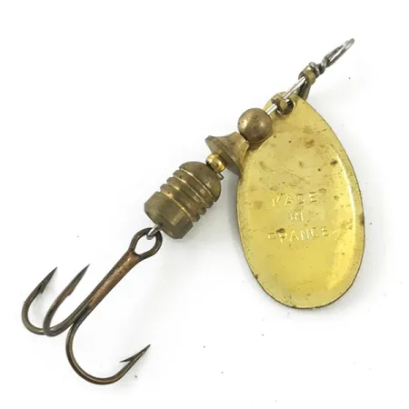 Mepps Aglia 2 (1950s) Spinner, Gold, 4,5g, Vintage-Sammlerstück, #4671