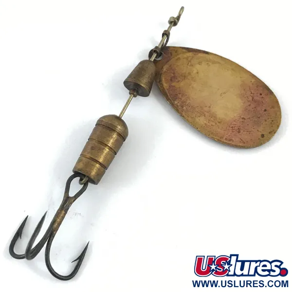 Mepps Aglia 3 (1950s) Spinner, Gold, 7g, Vintage, #4672