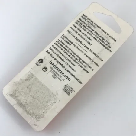 Luhr Jensen Krocodile Die #3 Blinker, Nickel/Rot, 10g, #4681