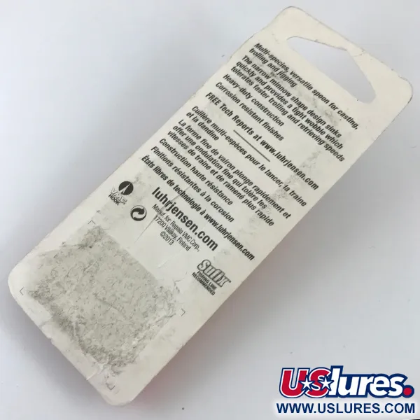 Luhr Jensen Krocodile Die #3 Blinker, Nickel/Rot, 10g, #4681