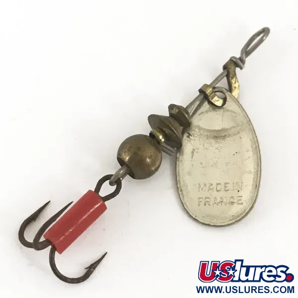 Mepps Aglia 0 Spinner, Silber, 2.2g, Roter Schlauch, #4682