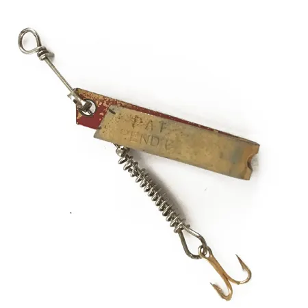 South Bend Super Duper 500 Blinker, Messing/Rot, 1,4g, #4684