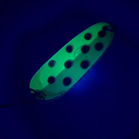 Andy Reekers UV Schlepplöffel, Gelb/Grün/Nickel, 7g, UV-aktiv, #4691