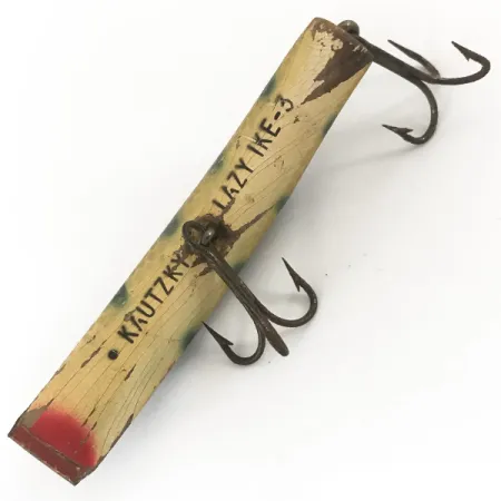 Kautzky Lazy Ike Wobbler, Barsch, 7g, Vintage Holz, #4693