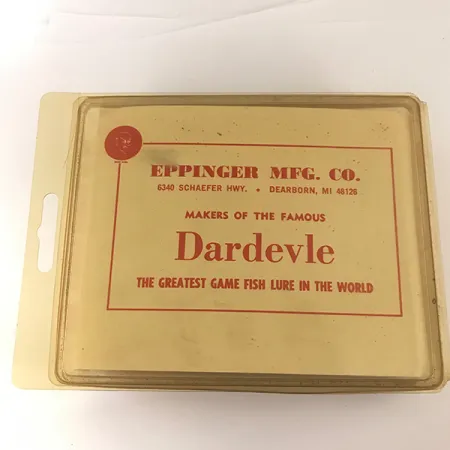 Eppinger Dardevle Kit Blinker, Rot/Weiß/Nickel, 28g, Dearborn, #4694