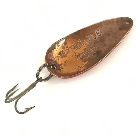 Eppinger Dardevle Spinnie Blinker, Rot/Weiß/Kupfer, 9g, Vintage, #4696