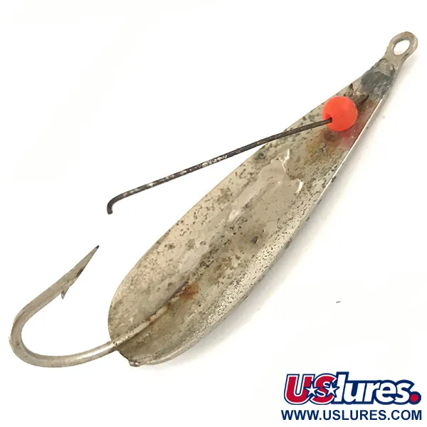 Marathon Weedless Wobbler Blinker, Silber gehämmert, 14g, Krautschutz, #4701
