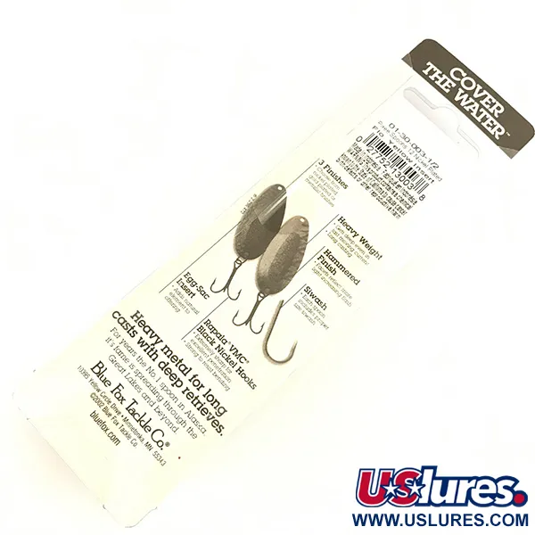 Blue Fox Pixee UV Blinker, Hammered Nickel/Yellow, 14g, UV Glow, #4738