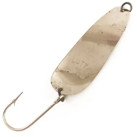 Luhr Jensen Flutter Spoon UV Schlepplöffel, Neongrün, 7,5g, UV, #4746