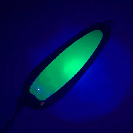 Luhr Jensen Flutter Spoon UV Schlepplöffel, Neongrün, 7,5g, UV, #4746