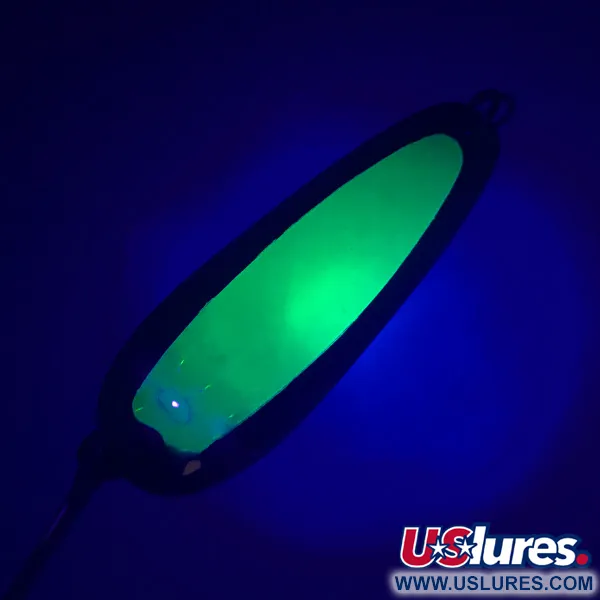 Luhr Jensen Flutter Spoon UV Schlepplöffel, Neongrün, 7,5g, UV, #4746