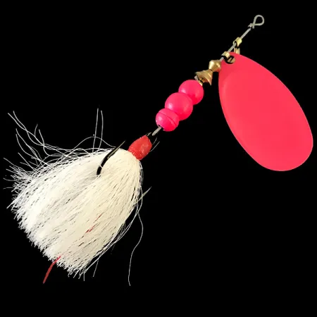 Mepps Aglia 4 dressed UV Spinner, Pink, 10g, UV-Finish, #4751