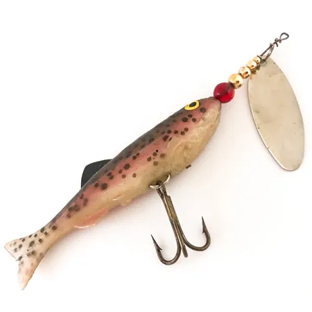 Renosky Minnow Hybrid-Köder, Forelle / Rot, 18g, Spinnerblatt, #4766
