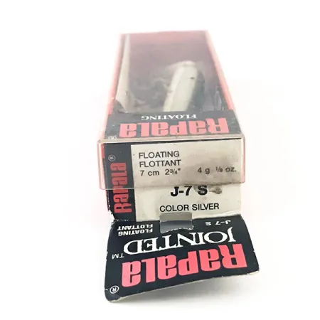 Rapala Jointed J-7 Wobbler, Silber, 4g, Geteilt, #4792