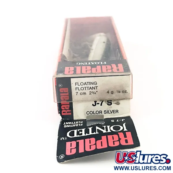 Rapala Jointed J-7 Wobbler, Silber, 4g, Geteilt, #4792