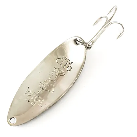 Acme Little Cleo (Hula Girl) Blinker, Nickel/Blau/Rot, 14g, #4809