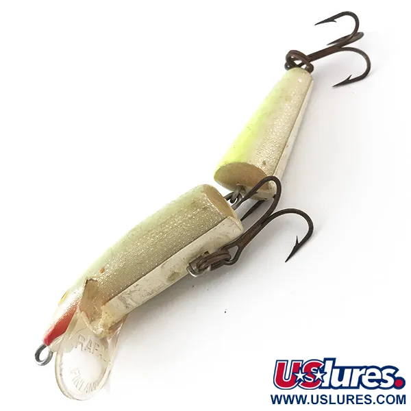 Rapala Jointed J-9 Gelenkwobbler, Gelb, 7g, Balsaholz, #4822