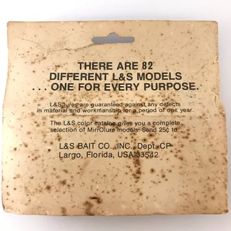 L&S Bait MirrOlure Stickbait, Silber/Rot, 11g, Oberflächenköder, #4824