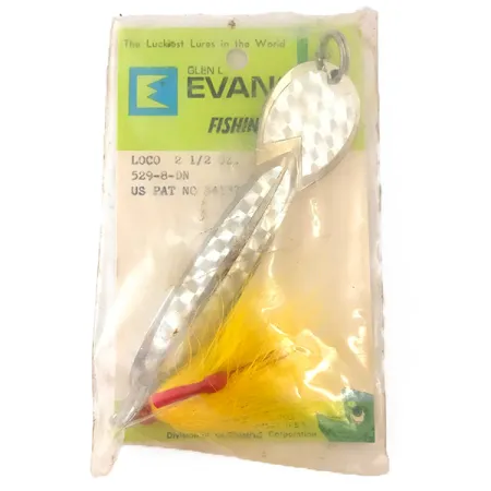 Glen Evans Loco 5 Blinker, Nickel, 58g, Holografie-Finish, #4826