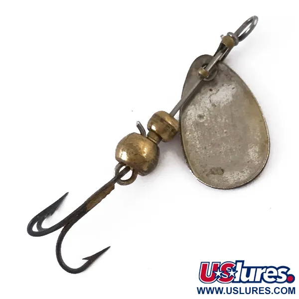 Mepps Aglia 0 (1960s) Spinner, Messing, 2,2g, Vintage-Zustand, #4830