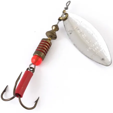 Mepps Aglia Long 2 Spinner, Silber, 7,4g, Weidenblatt-Blatt, #4835