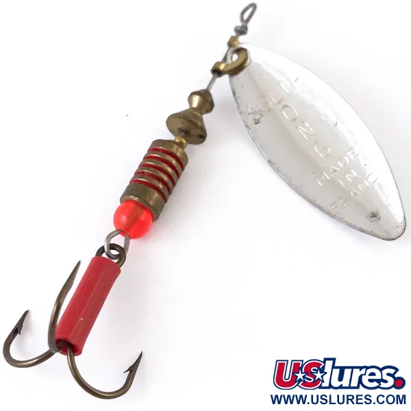 Mepps Aglia Long 2 Spinner, Silber, 7,4g, Weidenblatt-Blatt, #4835