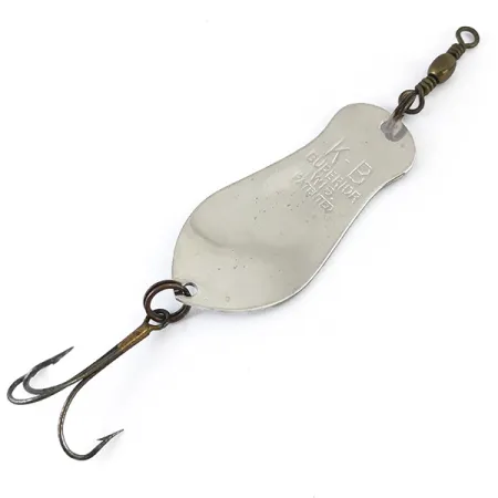K-B Bait K-B Spoon 2 Blinker, Nickel, 14g, Messing-Wirbel, #4870