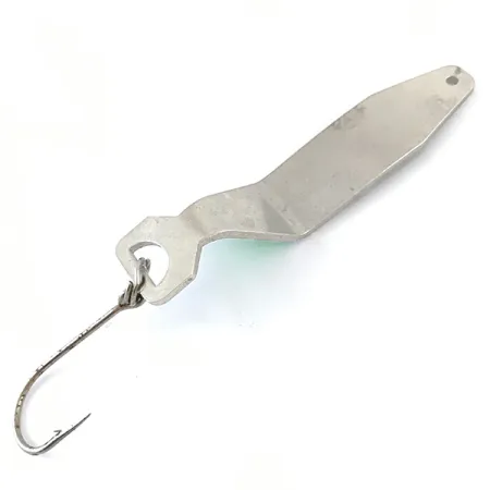 Shasta Humdinger Blinker, Nickel/Grüner Glitter, 11g, Einzelhaken, #4871