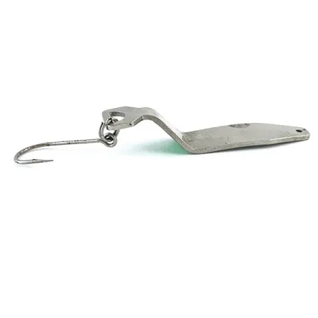 Shasta Humdinger Blinker, Nickel/Grüner Glitter, 11g, Einzelhaken, #4871