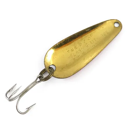 Nebco FlashBait 366 Blinker, Rot / Weiß / Messing, 1,9 g, #4876