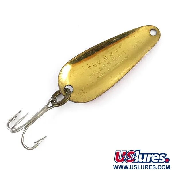 Nebco FlashBait 366 Blinker, Rot / Weiß / Messing, 1,9 g, #4876