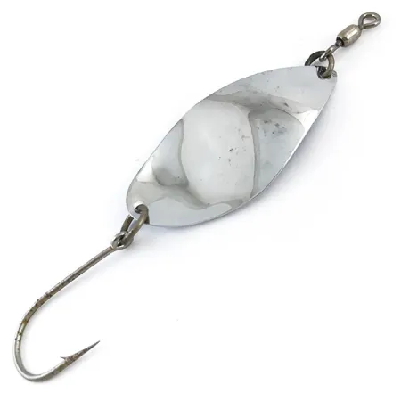 Luhr Jensen Manistee 4 Blinker, Nickel / Blau, 14g, Einzelhaken, #4881