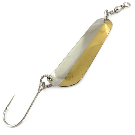 Pflueger Limper Flasher 7730 Blinker, Gold/Silber, 21g, Einzelhaken, #4882