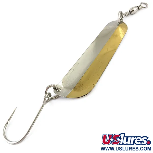 Pflueger Limper Flasher 7730 Blinker, Gold/Silber, 21g, Einzelhaken, #4882