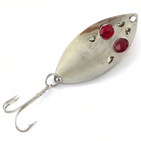Eppinger Red Eye junior Blinker, Nickel/Grün, 13g, Glasaugen, #4884