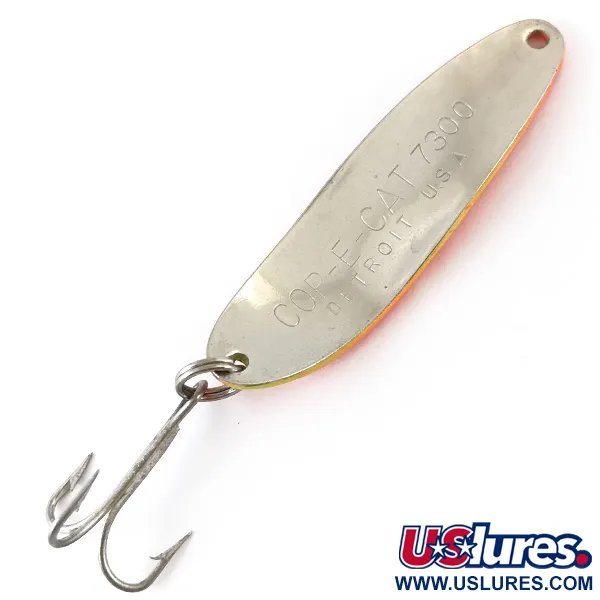 Dardevle Cop-E-Cat 7300 UV Blinker, Gelb/Orange/Nickel, 10g, UV, #4887