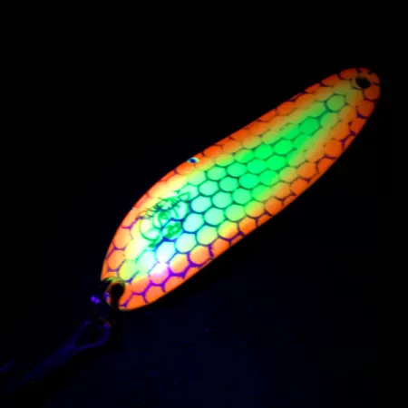 Dardevle Cop-E-Cat 7300 UV Blinker, Gelb/Orange/Nickel, 10g, UV, #4887