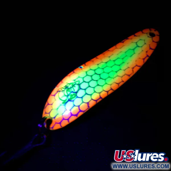 Dardevle Cop-E-Cat 7300 UV Blinker, Gelb/Orange/Nickel, 10g, UV, #4887