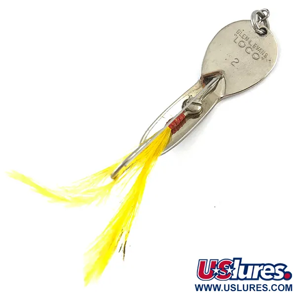 Weedless Loco 2 Glen Evans Blinker, Nickel, 7g, Krautschutz, #4890