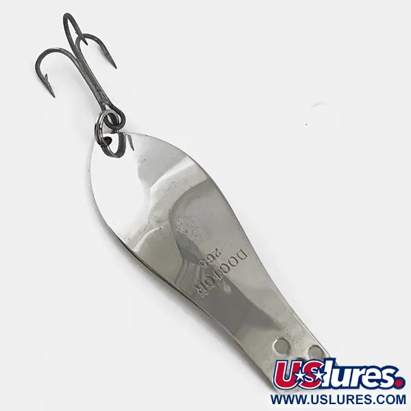 Prescott Spinner Little Doctor 265 Blinker, Nickel / Gold, 10g, #4904