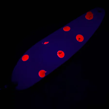 Eppinger Dardevle Cop-E-Cat 7400 Blinker, Weiß/Nickel/Rot UV, 14g, #4915