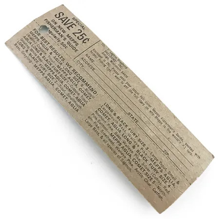 Mepps Aglia 1 Spinner, Rot/Weiß/Gold, 3.5g, Klassiker-OVP, #4922