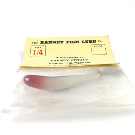 Weedless Barney Spoon Krautblinker, Rot/Weiß, 7g, Antikraut, #4924