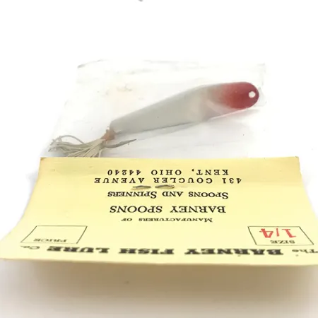 Weedless Barney Spoon Krautblinker, Rot/Weiß, 7g, Antikraut, #4924