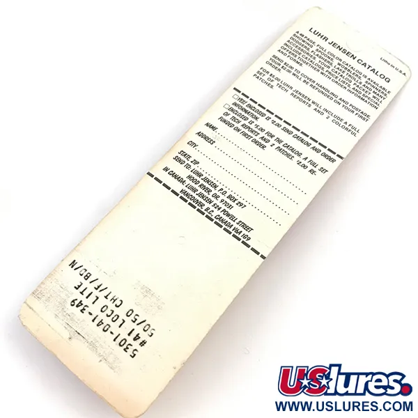 Luhr Jensen Loco Lite UV Blinker, Rot/Gelb/Schwarz, 14g, UV, #4927