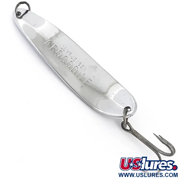 Luhr Jensen Krocodile Blinker, Nickel, 94g, Weitwurf-Köder, #4936