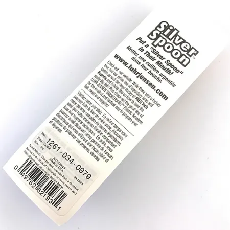 Luhr Jensen Weedless Silver Spoon UV, Fire Tiger, 17g, Blinker, #5796