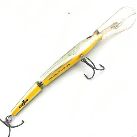 Storm Deep Jointed Minnow Stick 14 Wobbler, Grün, 25g, Geteilt, #4942