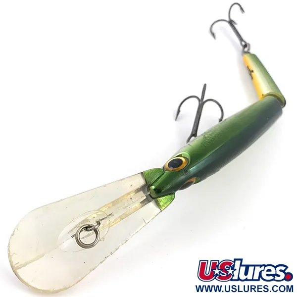 Storm Deep Jointed Minnow Stick 14 Wobbler, Grün, 25g, Geteilt, #4942